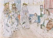 Carl Larsson For Karin-s Name-Day painting